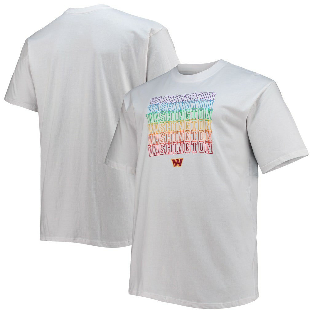 Washington Commanders Big & Tall City Pride T-Shirt - White sale