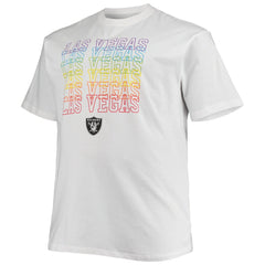 Las Vegas Raiders Big & Tall City Pride T-Shirt - White on sale