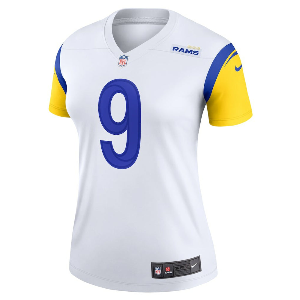 Matthew Stafford Los Angeles Rams Women's Alternate Legend Player Performance Top - White on sale