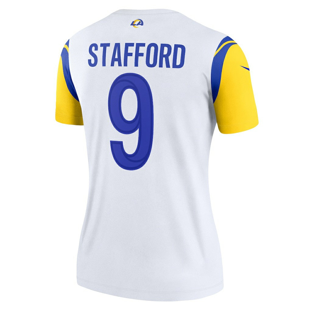 Matthew Stafford Los Angeles Rams Women's Alternate Legend Player Performance Top - White on sale