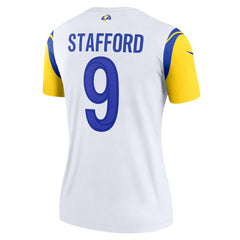 Matthew Stafford Los Angeles Rams Women's Alternate Legend Player Performance Top - White on sale