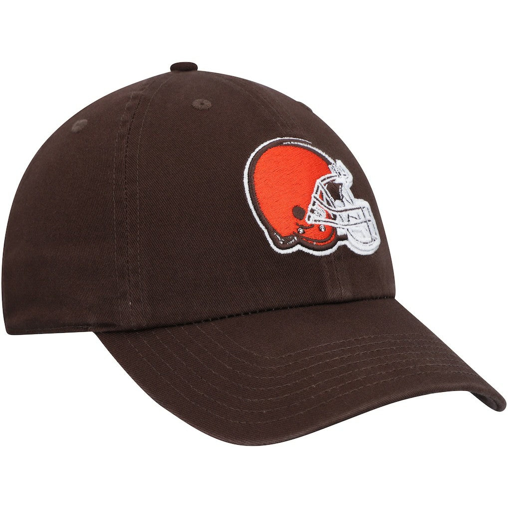 Cleveland Browns '47 Youth Team Logo Clean Up Adjustable Hat - Brown on sale