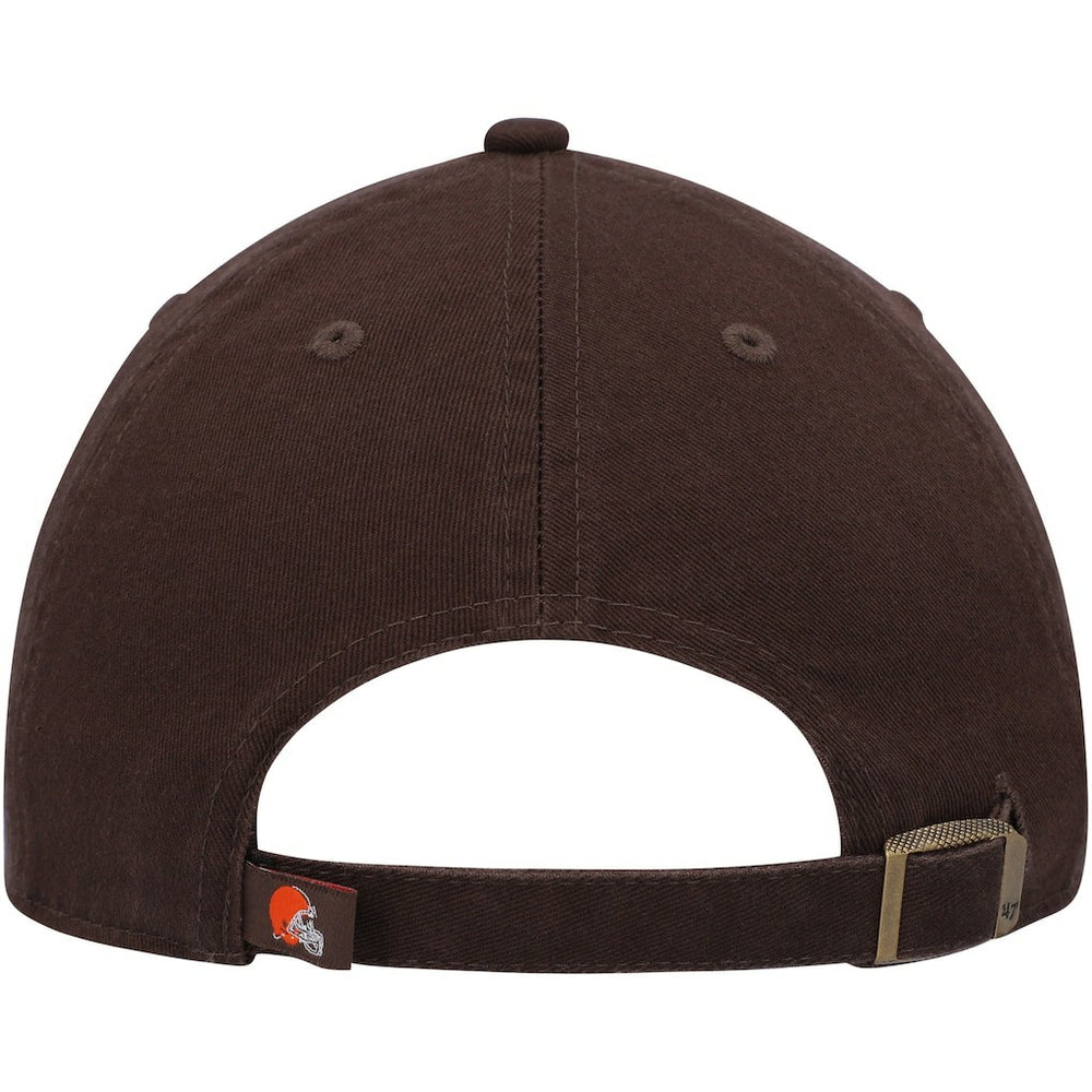 Cleveland Browns '47 Youth Team Logo Clean Up Adjustable Hat - Brown on sale