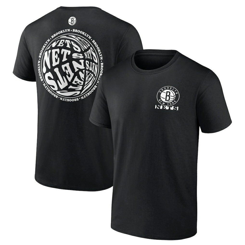 Brooklyn Nets Basketball Street Collective T-Shirt - Black discount
