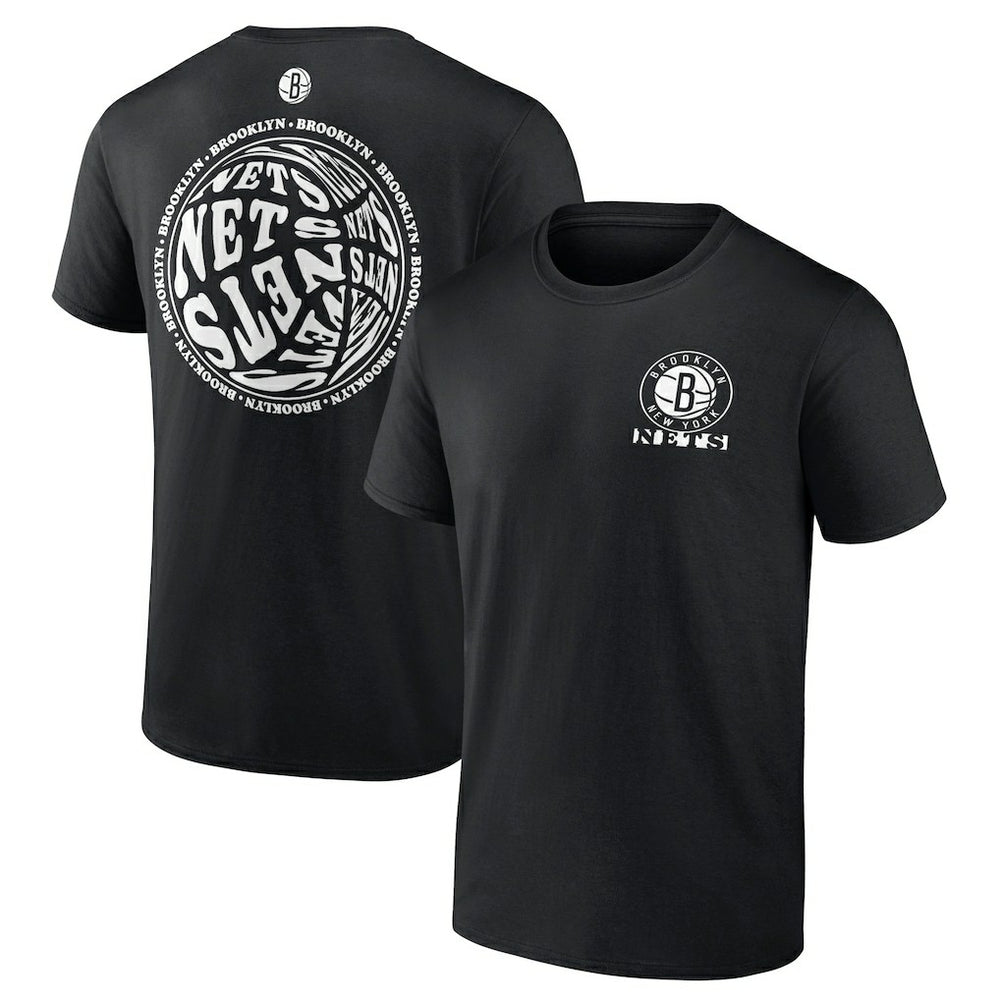 Brooklyn Nets Basketball Street Collective T-Shirt - Black discount