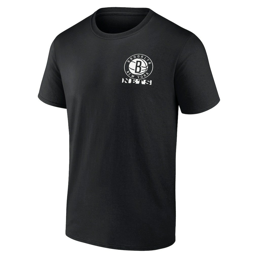 Brooklyn Nets Basketball Street Collective T-Shirt - Black discount