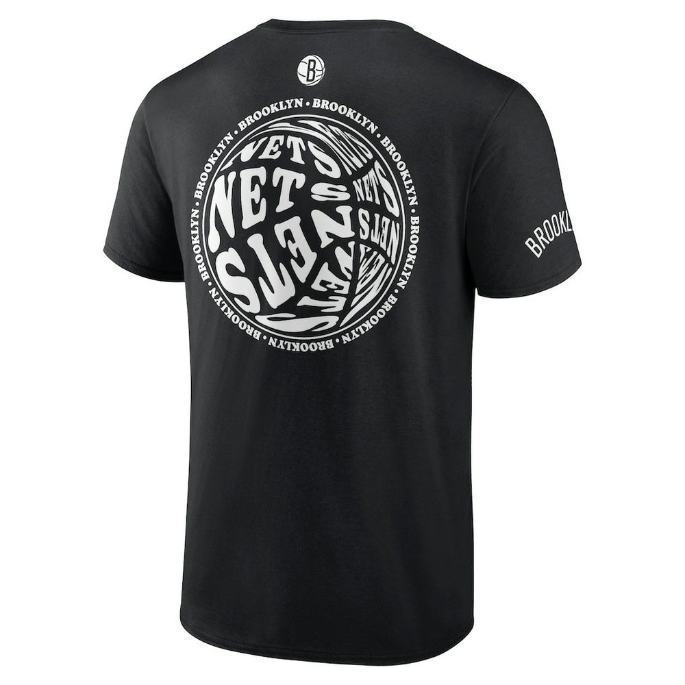Brooklyn Nets Basketball Street Collective T-Shirt - Black discount