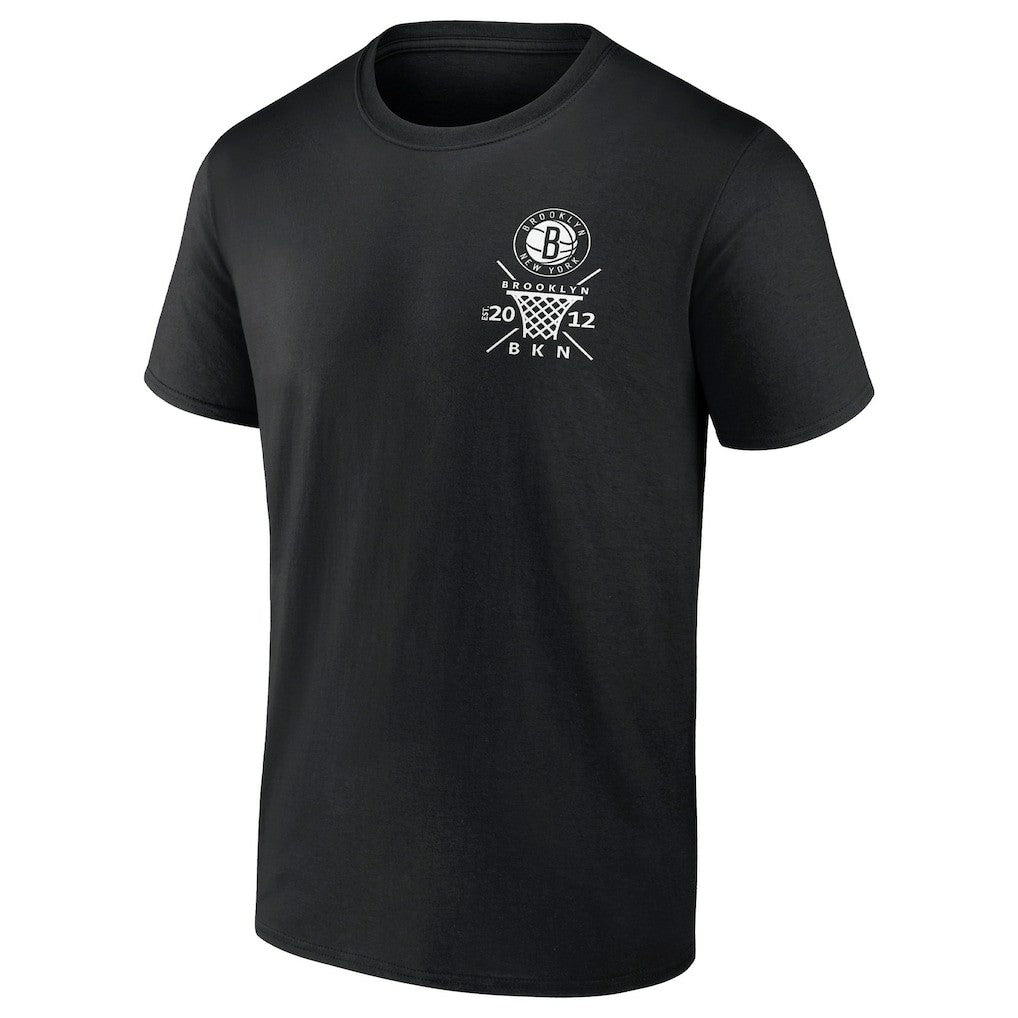 Brooklyn Nets Court Street Collective T-Shirt - Black on sale