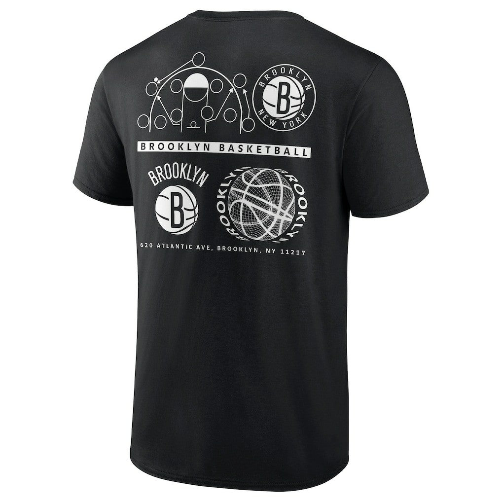 Brooklyn Nets Court Street Collective T-Shirt - Black on sale