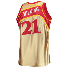 Dominique Wilkins Atlanta Hawks 75th Anniversary 1986/87 Hardwood Classics Swingman Jersey - Gold sale