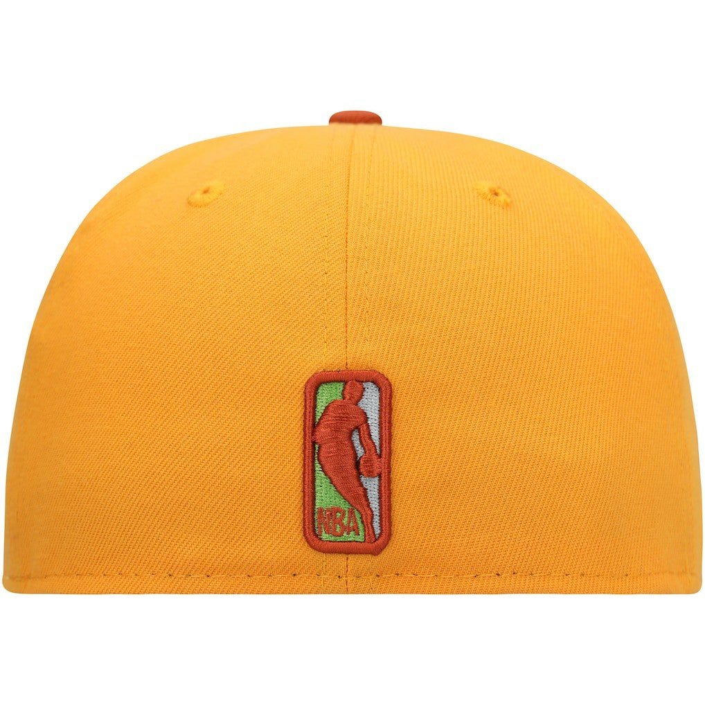 Philadelphia 76ers 59FIFTY Fitted Hat - Gold/Rust online