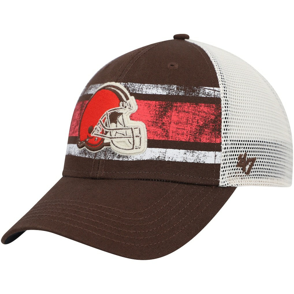 Cleveland Browns '47 Interlude MVP Trucker Snapback Hat - Brown/White online