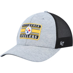 Pittsburgh Steelers '47 Motivator Flex Hat - Heathered Gray/Black online