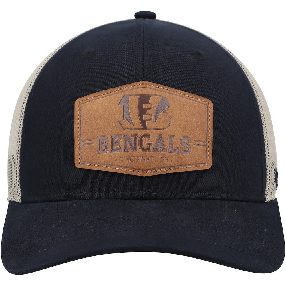Cincinnati Bengals '47 Rawhide Trucker Adjustable Hat - Dark Navy/Natural for sale