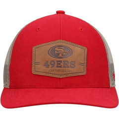 San Francisco 49ers '47 Rawhide Trucker Adjustable Hat - Scarlet/Natural sale