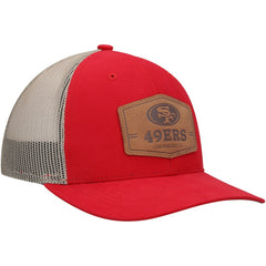 San Francisco 49ers '47 Rawhide Trucker Adjustable Hat - Scarlet/Natural sale