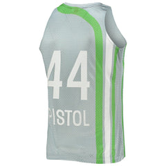 Pete Maravich Atlanta Hawks 75th Anniversary 1971/72 Hardwood Classics Swingman Jersey - Silver online