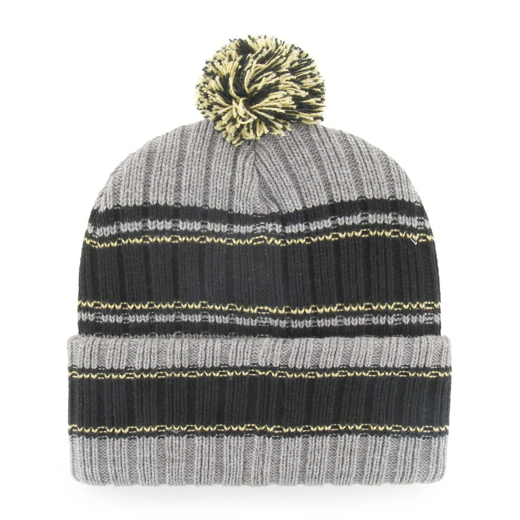 New Orleans Saints '47 Rexford Cuffed Knit Hat with Pom - Graphite/Black discount
