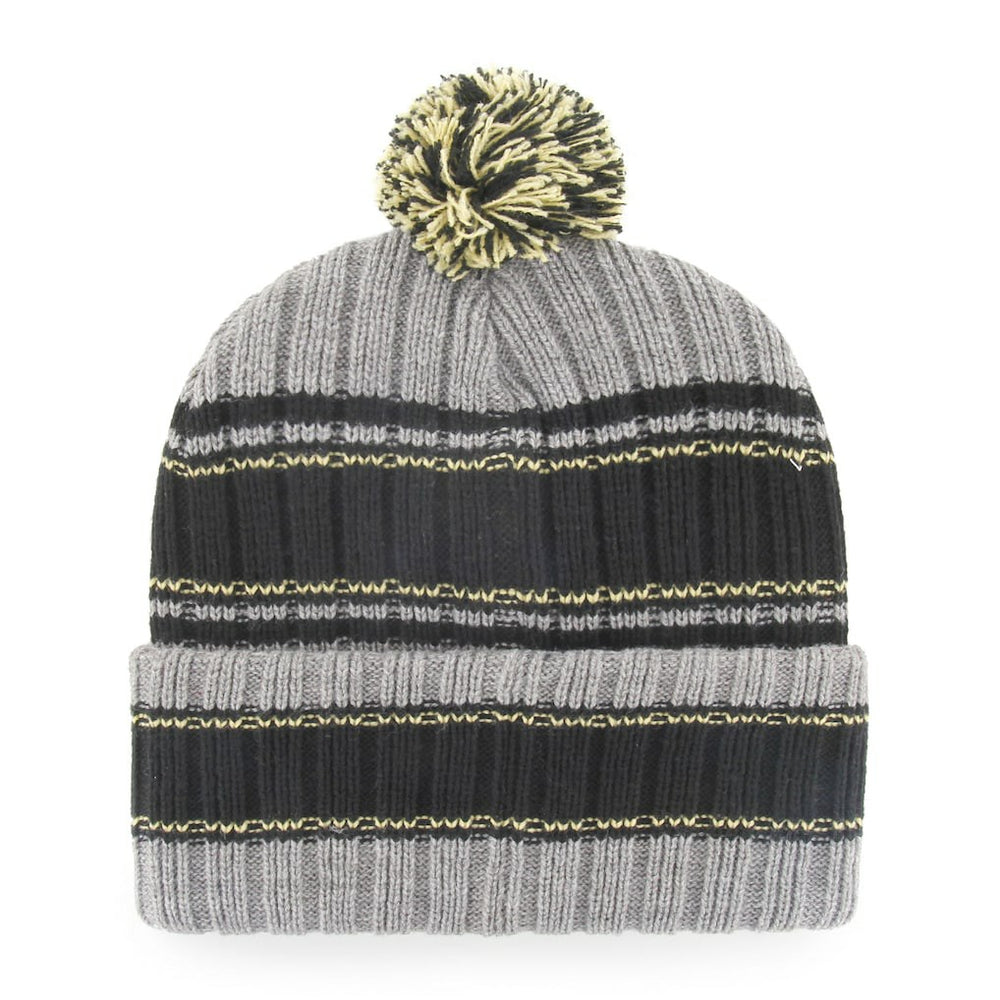 New Orleans Saints '47 Rexford Cuffed Knit Hat with Pom - Graphite/Black discount