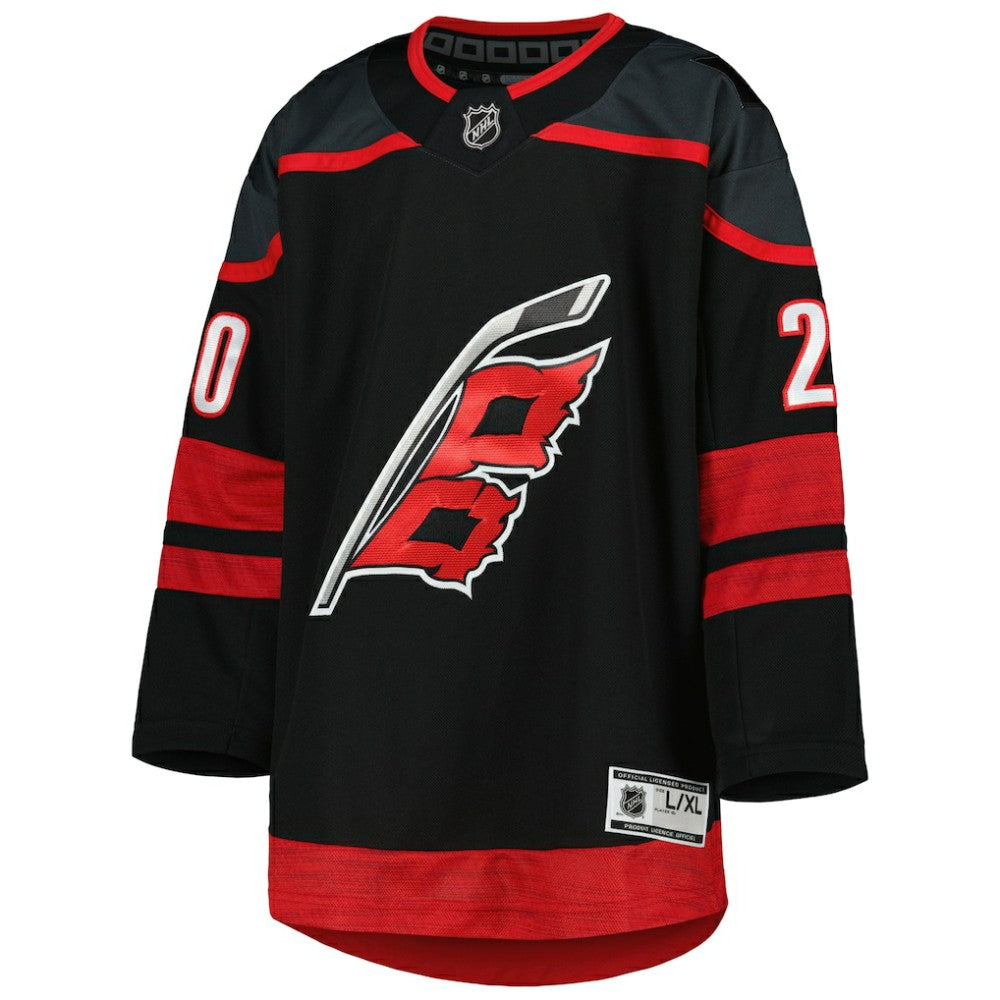 Sebastian Aho Carolina Hurricanes Youth Home Premier Player Jersey - Black Jerseys