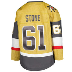 Mark Stone Vegas Golden Knights Youth Home Captain Patch Premier Player Jersey - Gold Jerseys
