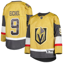Jack Eichel Vegas Golden Knights Youth Home Premier Player Jersey - Gold Jerseys