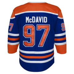Connor McDavid Edmonton Oilers Youth Home Premier Player Jersey - Royal Jerseys