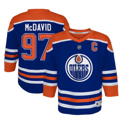 Connor McDavid Edmonton Oilers Youth Home Replica Player Jersey - Royal Jerseys