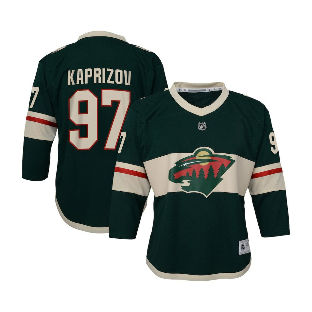 Kirill Kaprizov Minnesota Wild Youth Home Replica Player Jersey - Green Jerseys