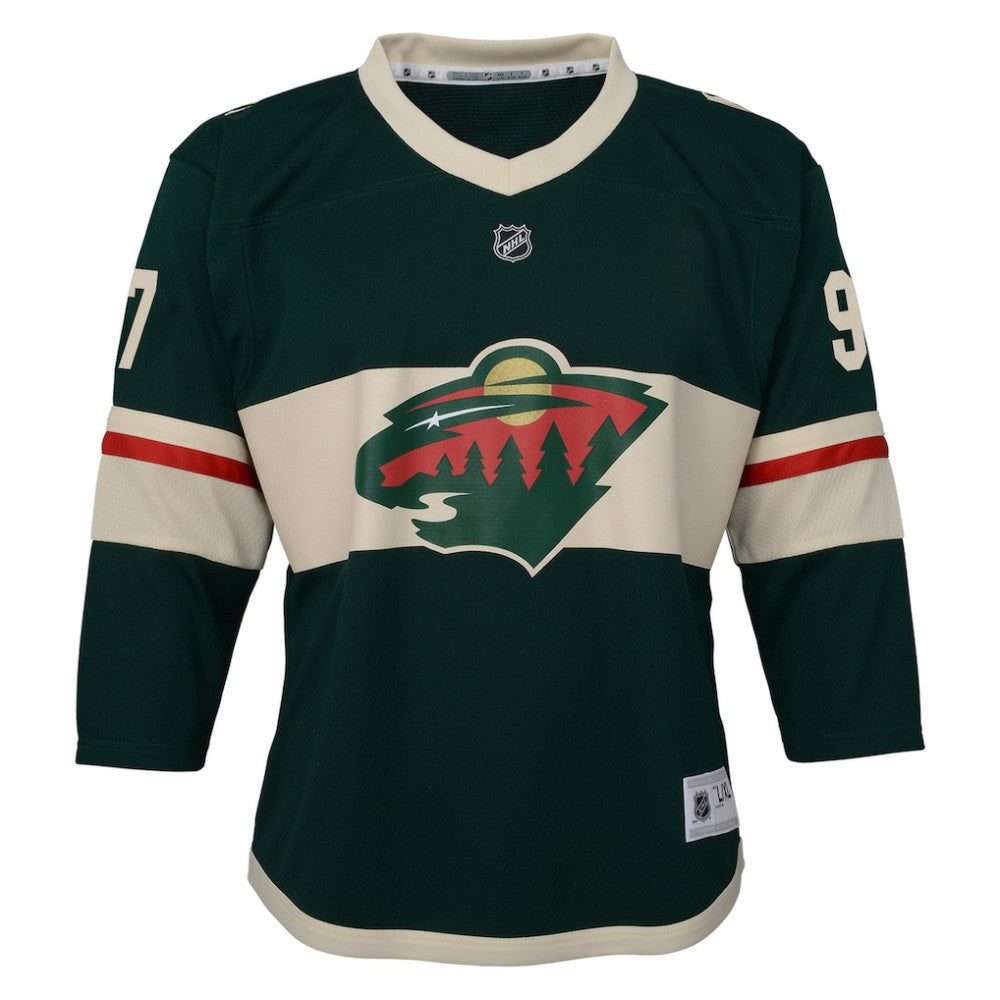 Kirill Kaprizov Minnesota Wild Youth Home Replica Player Jersey - Green Jerseys