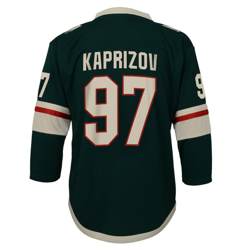 Kirill Kaprizov Minnesota Wild Youth Home Replica Player Jersey - Green Jerseys