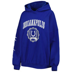 Indianapolis Colts Tommy Hilfiger Women's Becca Drop Shoulder Pullover Hoodie - Royal online