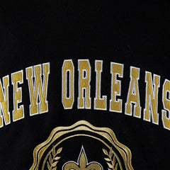 New Orleans Saints Tommy Hilfiger Women's Becca Drop Shoulder Pullover Hoodie - Black discount