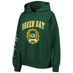 Green Bay Packers Tommy Hilfiger Women's Becca Drop Shoulder Pullover Hoodie - Green cheap