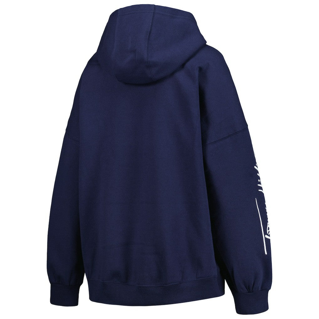 Seattle Seahawks Tommy Hilfiger Women's Becca Drop Shoulder Pullover Hoodie - College Navy outlet