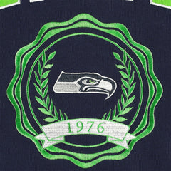 Seattle Seahawks Tommy Hilfiger Women's Becca Drop Shoulder Pullover Hoodie - College Navy outlet