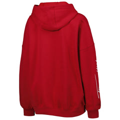 Tampa Bay Buccaneers Tommy Hilfiger Women's Becca Drop Shoulder Pullover Hoodie - Red outlet