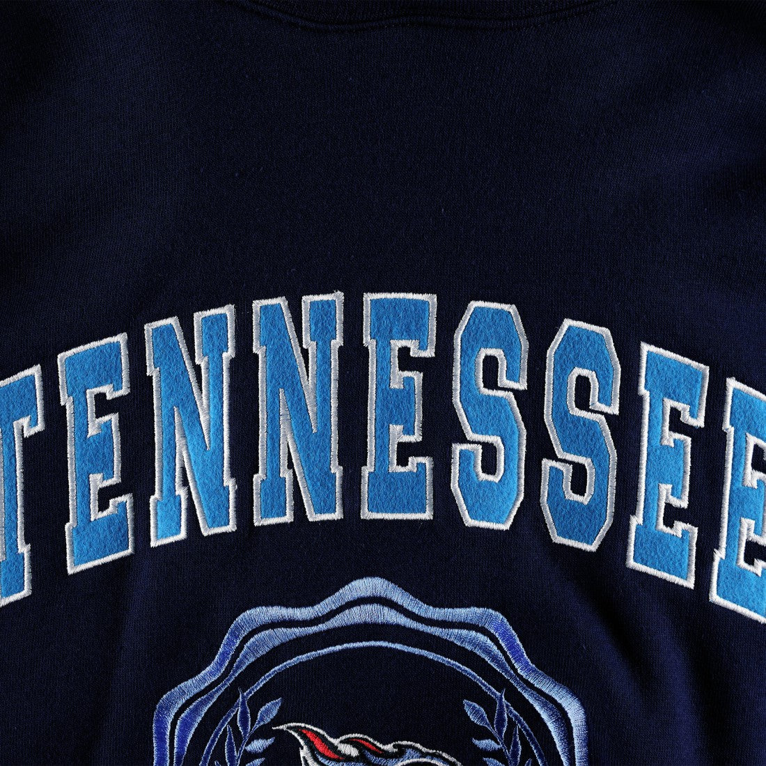 Tennessee Titans Tommy Hilfiger Women's Becca Drop Shoulder Pullover Hoodie - Navy cheap