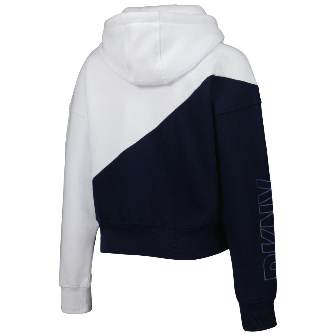 Tennessee Titans DKNY Sport Women's Bobbi Color Blocked Pullover Hoodie - White/Navy sale