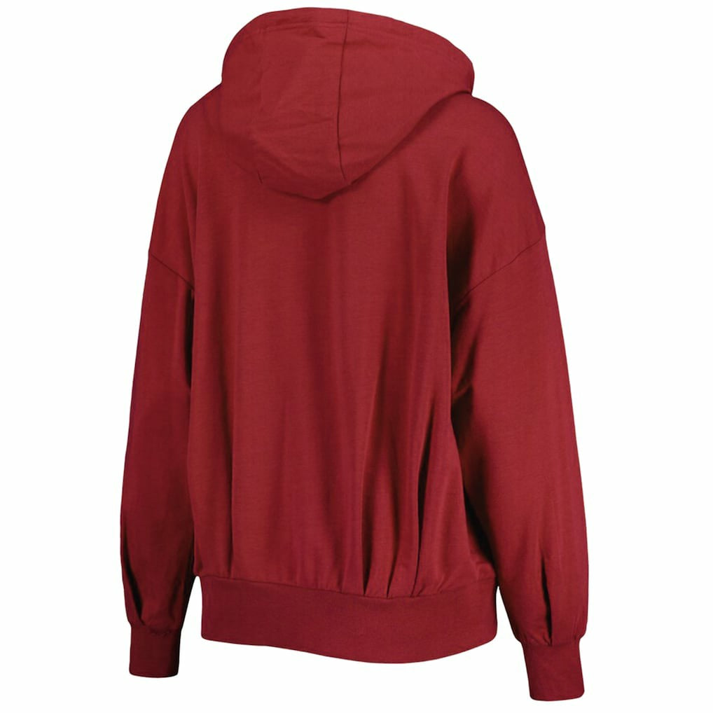 Arizona Cardinals MSX by Michael Strahan Women's Emerson Lightweight Full-Zip Hoodie - Cardinal online