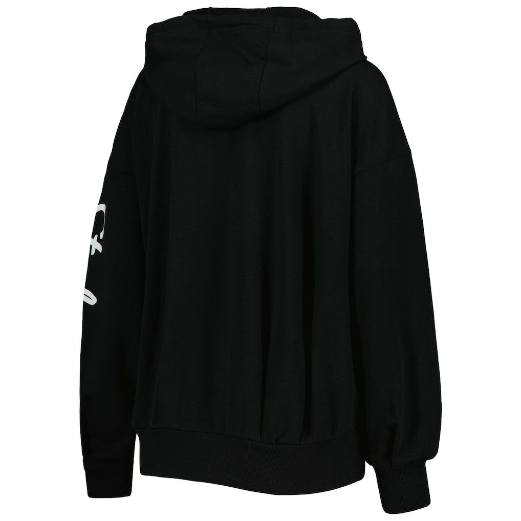Pittsburgh Steelers MSX by Michael Strahan Women's Emerson Lightweight Full-Zip Hoodie - Black sale