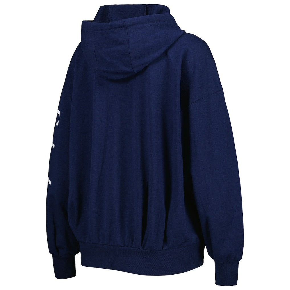 Seattle Seahawks MSX by Michael Strahan Women's Emerson Lightweight Full-Zip Hoodie - College Navy sale