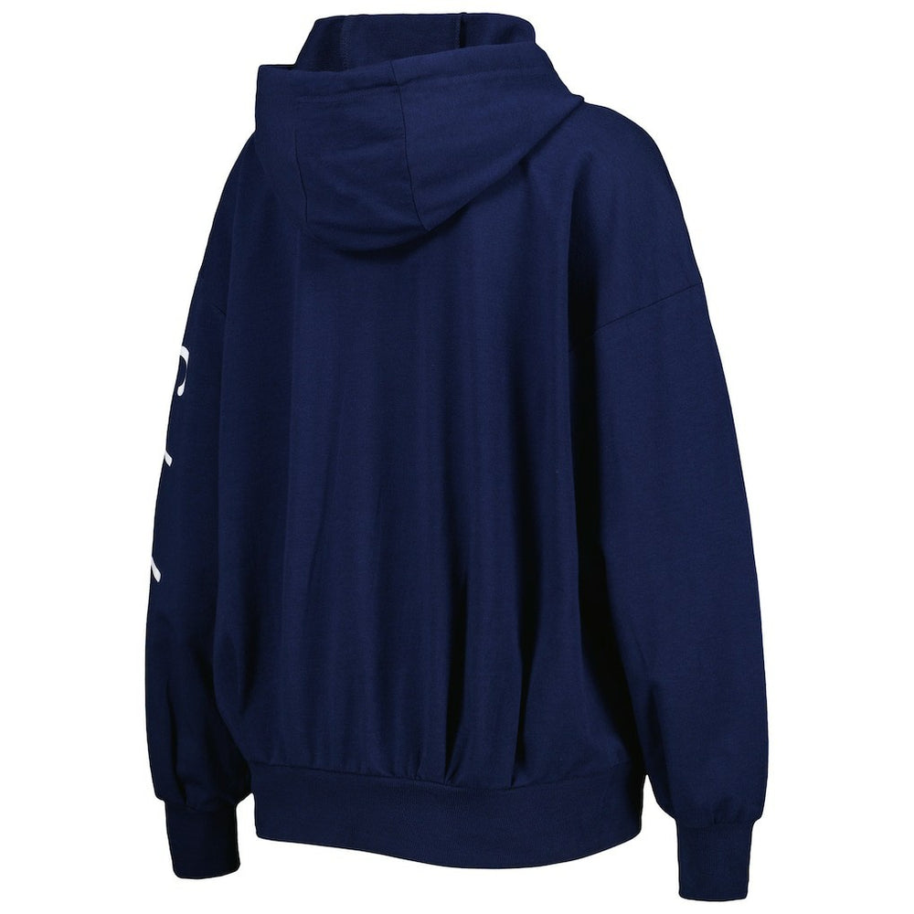 Seattle Seahawks MSX by Michael Strahan Women's Emerson Lightweight Full-Zip Hoodie - College Navy sale
