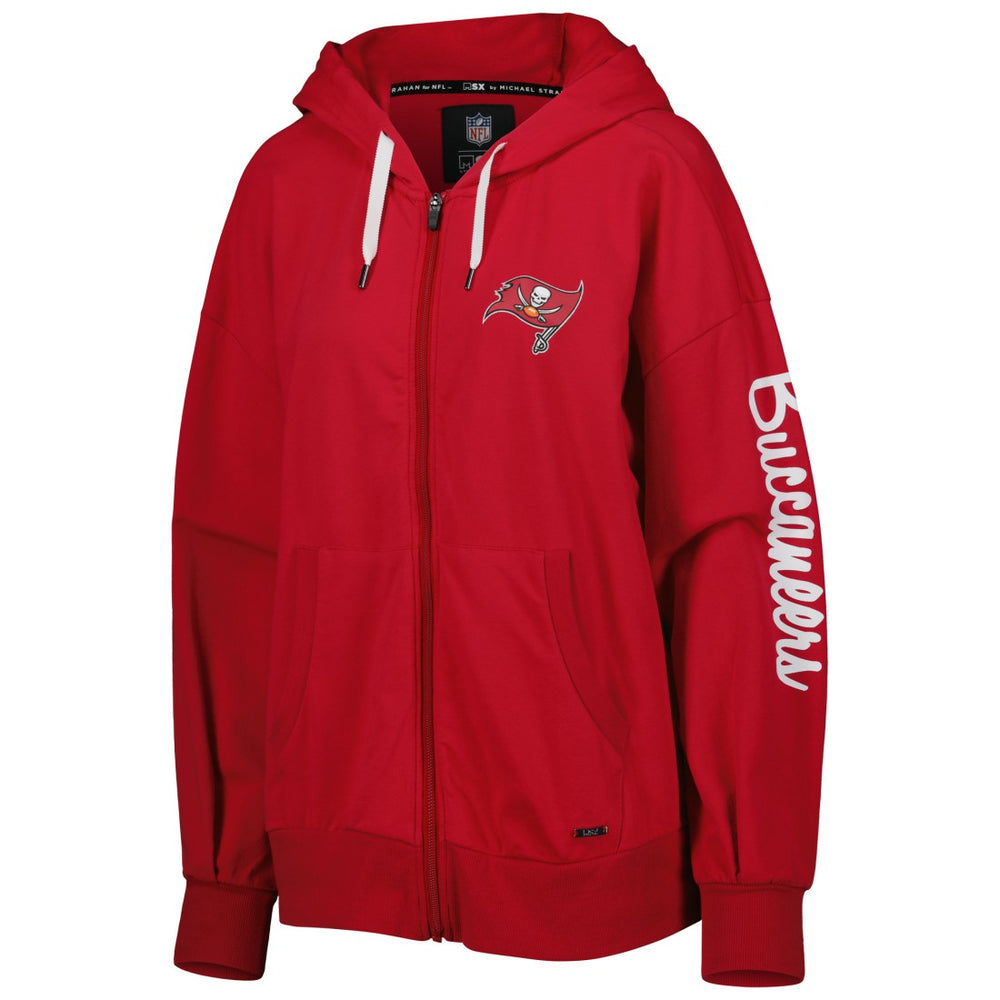 Tampa Bay Buccaneers MSX by Michael Strahan Women's Emerson Lightweight Full-Zip Hoodie - Red online
