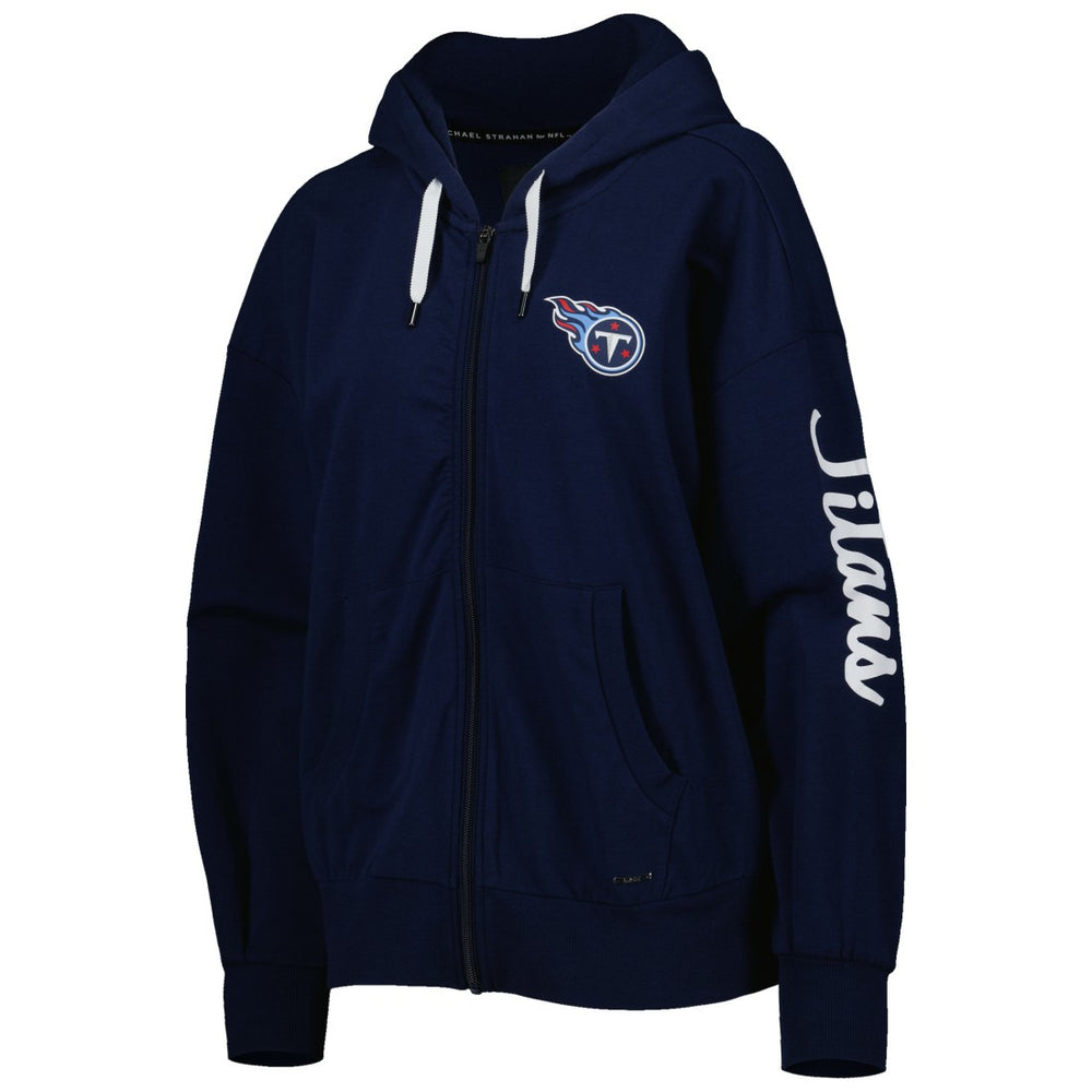 Tennessee Titans MSX by Michael Strahan Women's Emerson Lightweight Full-Zip Hoodie - Navy online