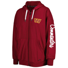 Washington Commanders MSX by Michael Strahan Women's Emerson Lightweight Full-Zip Hoodie - Burgundy sale
