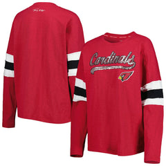Arizona Cardinals Tommy Hilfiger Women's Justine Long Sleeve Tunic T-Shirt - Cardinal online