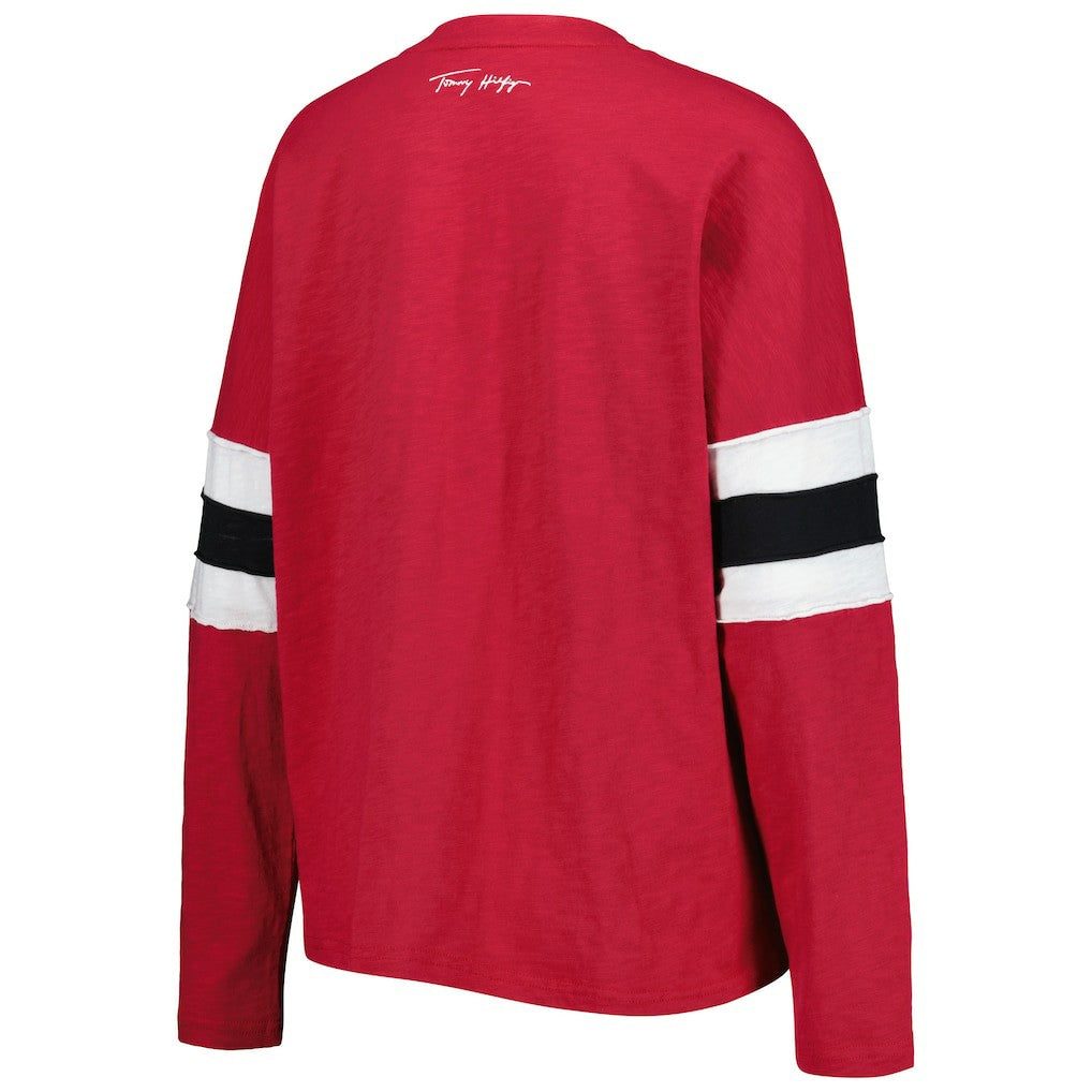 Arizona Cardinals Tommy Hilfiger Women's Justine Long Sleeve Tunic T-Shirt - Cardinal online