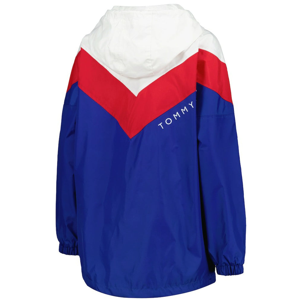 Buffalo Bills Tommy Hilfiger Women's Staci Half-Zip Hoodie Windbreaker Jacket - White/Red outlet