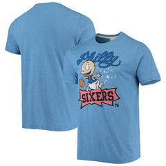 Philadelphia 76ers Homage NBA x Rugrats Tri-Blend T-Shirt - Royal sale